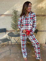 Load image into Gallery viewer, Holiday Plaid Pajama Set
