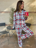 Load image into Gallery viewer, Holiday Plaid Pajama Set