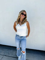 Load image into Gallery viewer, PREORDER: Lucy Distressed Crop Jeans
