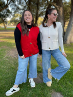 Load image into Gallery viewer, PREORDER: Meet In The Middle Sweater Vest in Two Colors
