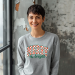 Load image into Gallery viewer, Merry and Bright Graphic Long Sleeve Tee
