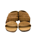 Load image into Gallery viewer, Fringe Star Sandal in Tan
