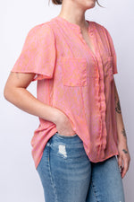 Load image into Gallery viewer, Let Me See You Do It Shawl Neckline Blouse
