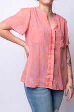 Load image into Gallery viewer, Let Me See You Do It Shawl Neckline Blouse
