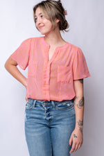 Load image into Gallery viewer, Let Me See You Do It Shawl Neckline Blouse
