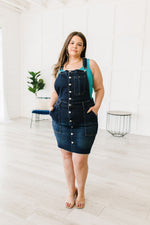 Load image into Gallery viewer, Agnes Denim Overall Dress
