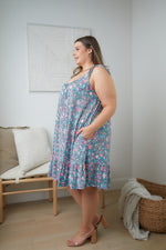 Load image into Gallery viewer, Floral Essence Tie Strap Dress

