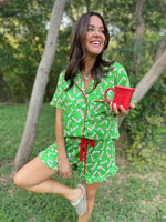 Load image into Gallery viewer, Christmas Candy Pajama Set in Three Colors
