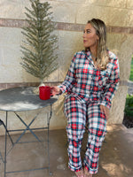 Load image into Gallery viewer, Holiday Plaid Pajama Set
