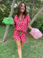 Load image into Gallery viewer, Christmas Candy Pajama Set in Three Colors
