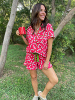 Load image into Gallery viewer, Christmas Candy Pajama Set in Three Colors
