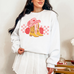 Load image into Gallery viewer, Rodeo Sweetheart Graphic Sweatshirt
