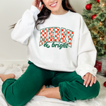 Load image into Gallery viewer, Merry and Bright Graphic Sweatshirt
