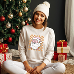 Load image into Gallery viewer, Boho Santa Graphic Long Sleeve Tee
