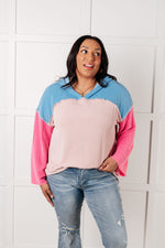 Load image into Gallery viewer, A-Tisket A-Tasket Color Block Pullover
