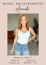 Load image into Gallery viewer, Sleek Scoop Neck Tank Top in Ivory
