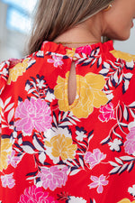 Load image into Gallery viewer, Among The Flowers Floral Top
