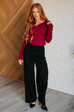 Load image into Gallery viewer, Magic Wide Leg Pants in Black
