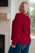 Load image into Gallery viewer, Back in Business V-Neck Blouse
