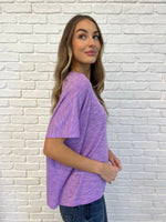 Load image into Gallery viewer, Basically Flowing Dolman Sleeve Top in B Lavender
