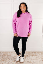 Load image into Gallery viewer, Basically My Favorite Hooded Pullover in Bright Mauve
