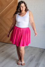 Load image into Gallery viewer, Bet Your Bottom Dollar Skirt in Hot Pink
