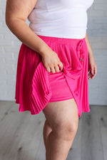 Load image into Gallery viewer, Bet Your Bottom Dollar Skirt in Hot Pink
