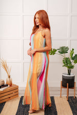 Load image into Gallery viewer, Beyond the Horizon Shoulder Tie Summer Dress
