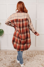 Load image into Gallery viewer, Cabin Fever Flannel Plaid Oversized Shacket
