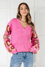 Load image into Gallery viewer, Can&#39;t Stop this Feeling V-Neck Knit Sweater
