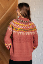 Load image into Gallery viewer, Cozy Chalet Fair Isle Sweater
