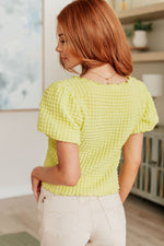 Load image into Gallery viewer, Darling, So It Goes Bubble Sleeve Blouse
