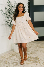 Load image into Gallery viewer, Dream a Little Dream Embroidered Dress
