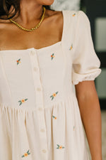 Load image into Gallery viewer, Dream a Little Dream Embroidered Dress
