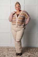 Load image into Gallery viewer, Effortless Elements Striped Cardigan
