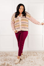 Load image into Gallery viewer, Effortless Elements Striped Cardigan
