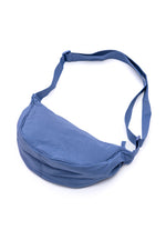 Load image into Gallery viewer, Essentially Everything Round Mini Crossbody Bag in Dusty Blue
