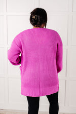 Load image into Gallery viewer, Everything Layer Waffle Knit Open Front Cardigan in Bright Mauve
