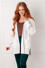 Load image into Gallery viewer, Everything Layer Waffle Knit Open Front Cardigan in Ivory
