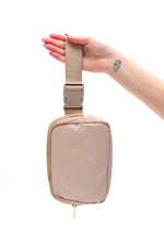 Load image into Gallery viewer, Everywhere I Go Crossbody Belt Bag in Khaki
