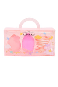 Flawless Finish Makeup Sponge Set in Pink