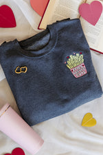 Load image into Gallery viewer, Fries Before Guys Embroidered Sweatshirt
