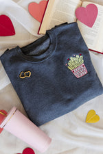 Load image into Gallery viewer, Fries Before Guys Embroidered Sweatshirt
