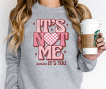 Load image into Gallery viewer, It&#39;s Not Me, It&#39;s You Graphic Sweatshirt
