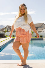 Load image into Gallery viewer, Go With It High Rise Striped Shorts
