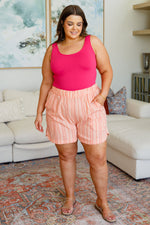 Load image into Gallery viewer, Go With It High Rise Striped Shorts
