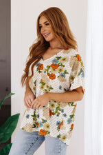 Load image into Gallery viewer, Good Morning Floral V-Neck Blouse
