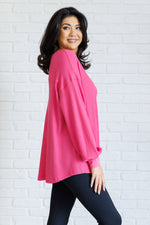 Load image into Gallery viewer, Good Things Are Coming V-Neck Top in Pink
