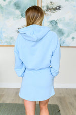Load image into Gallery viewer, Had Me in the First Half Pullover Hoodie in Sky Blue
