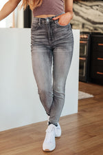 Load image into Gallery viewer, Hadley High Rise Control Top Release Hem Skinny
